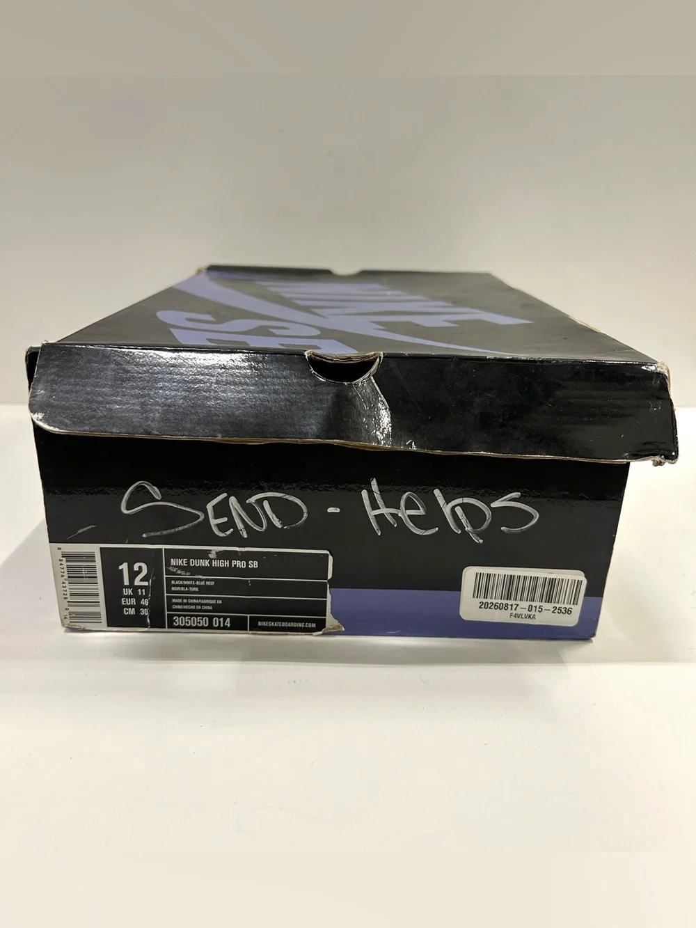 Nike SB Dunk High Pro ‘Send Help’ (305050 014) Shoes Size: 12 M